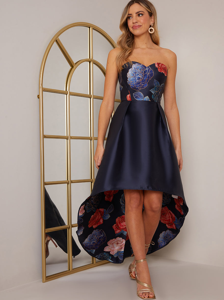 slim fit dress slacks Chi Chi One-Shoulder Satin Maxi Dress in Wine in Red, Size 8 main image 0