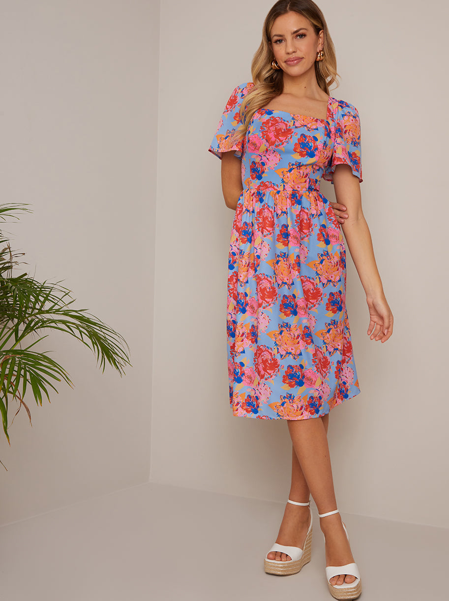 sachin and babi light blue dress Marissa Sequin Midi Dress main image 1