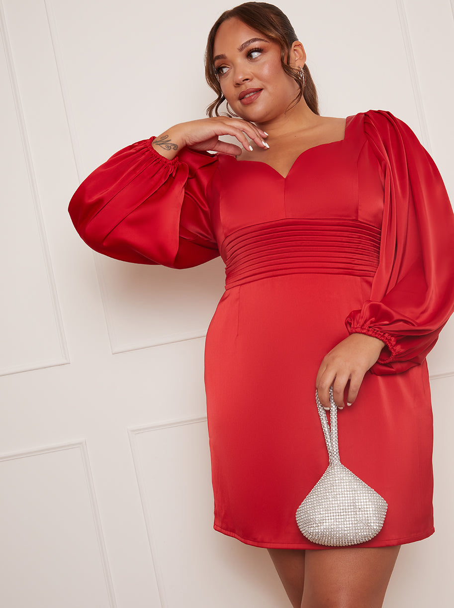 strapless open back dress Red Strapless Tight Long Dress With Gathering At The Sides