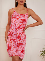 Cami Lobster Print Mini Dress in Pink
