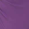 One Shoulder Wrap Detail Midi Dress in Purple