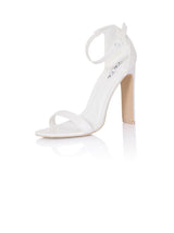 High Heel Strappy Sandal in White