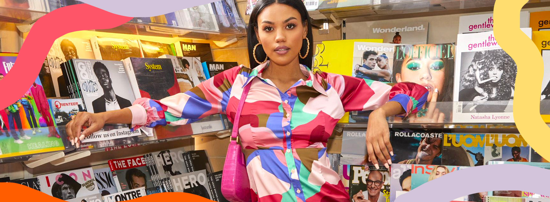 How to Accessorise Abstract Prints