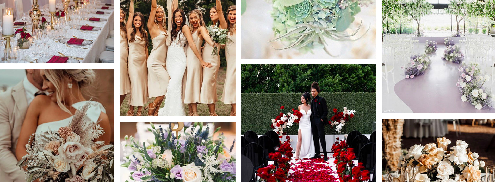 Coordination is key; the Wedding palettes we’re crushing on this Spring