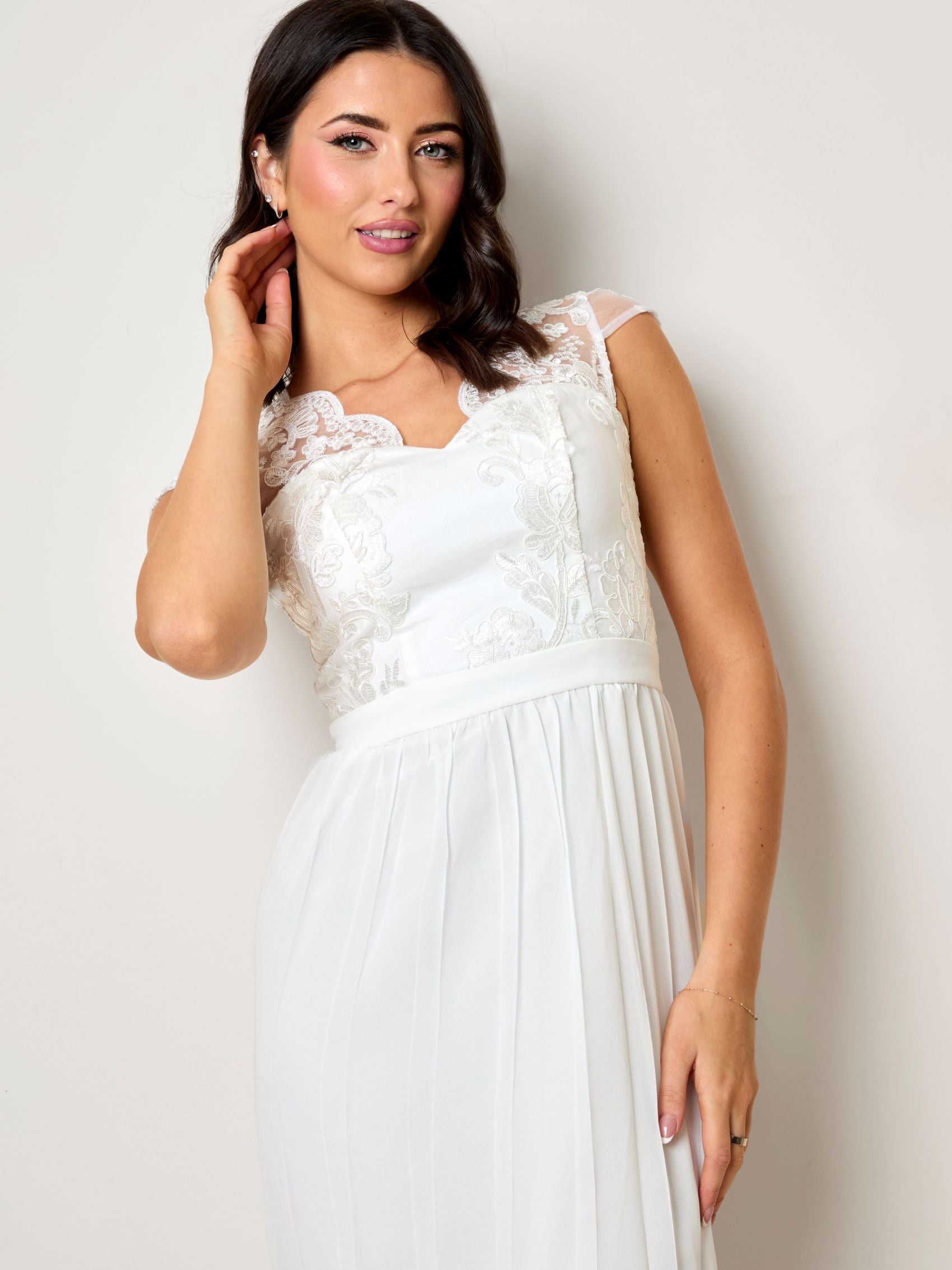 Lace Midi Dresses - White & Black | Chi Chi London UK Lace Midi Dresses - White & Black | Chi Chi London UK