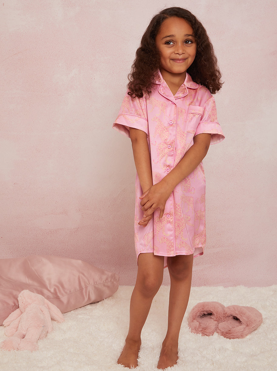 Girls Night Dress in Pink