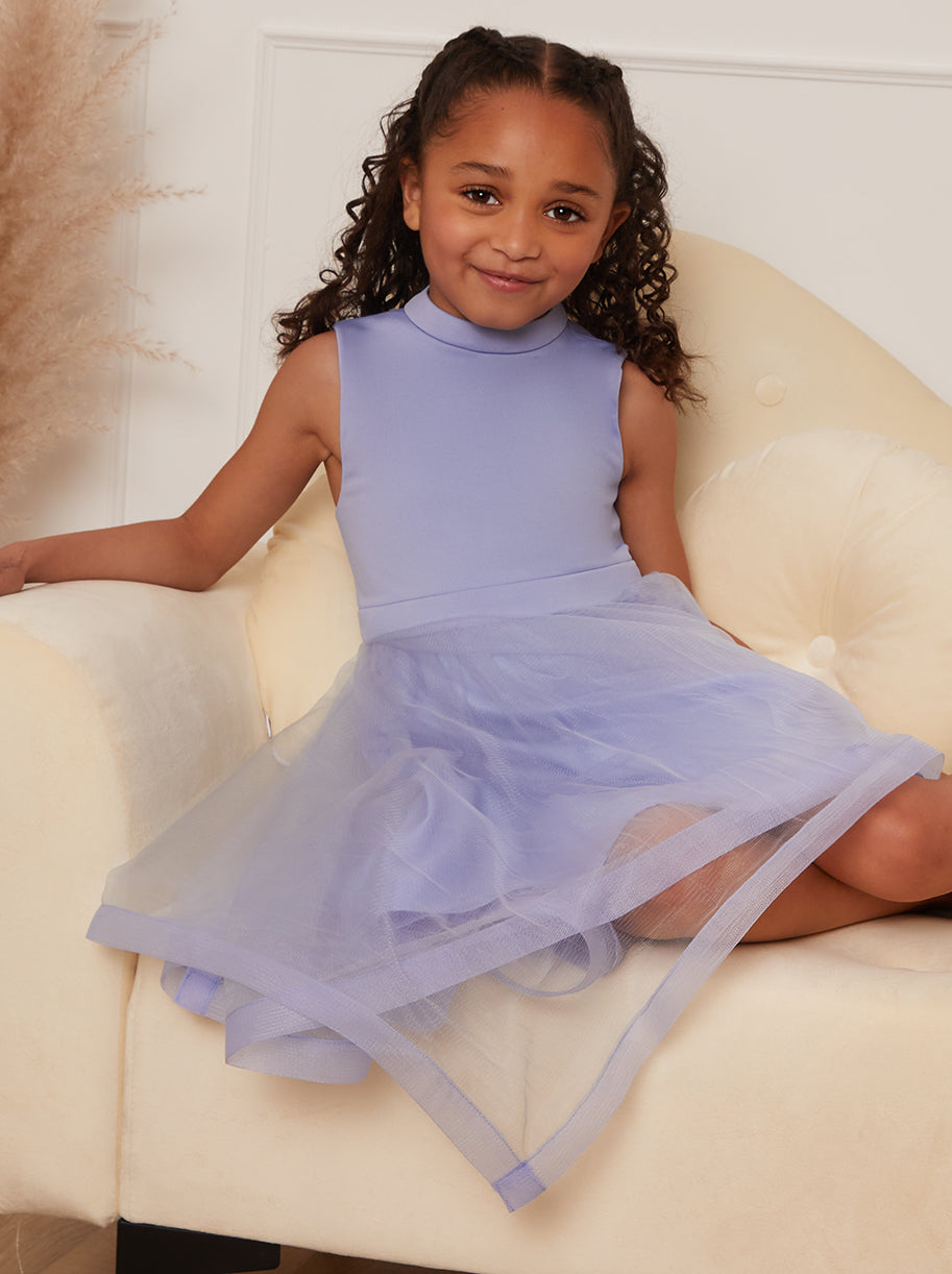 Younger Tulle Layered Midi Dress