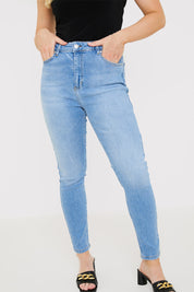 Stretch High Waist Skinny Jeans