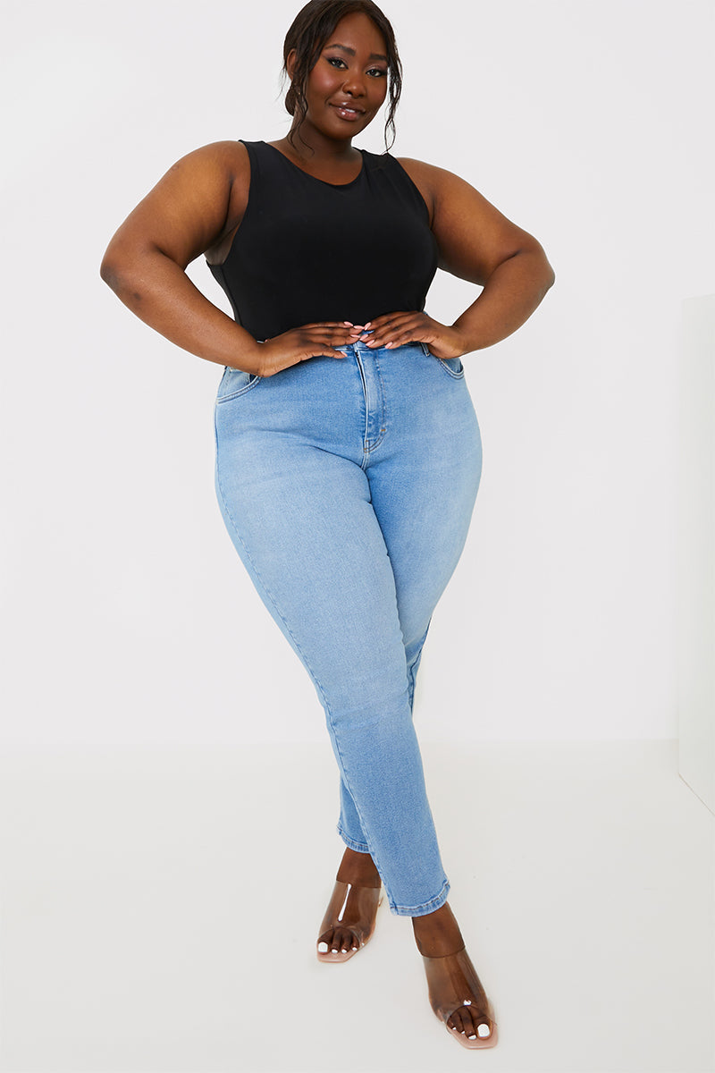 Stretch High Waist Skinny Jeans