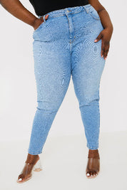 Stretch High Waist Skinny Jeans