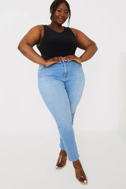 Stretch High Waist Skinny Jeans