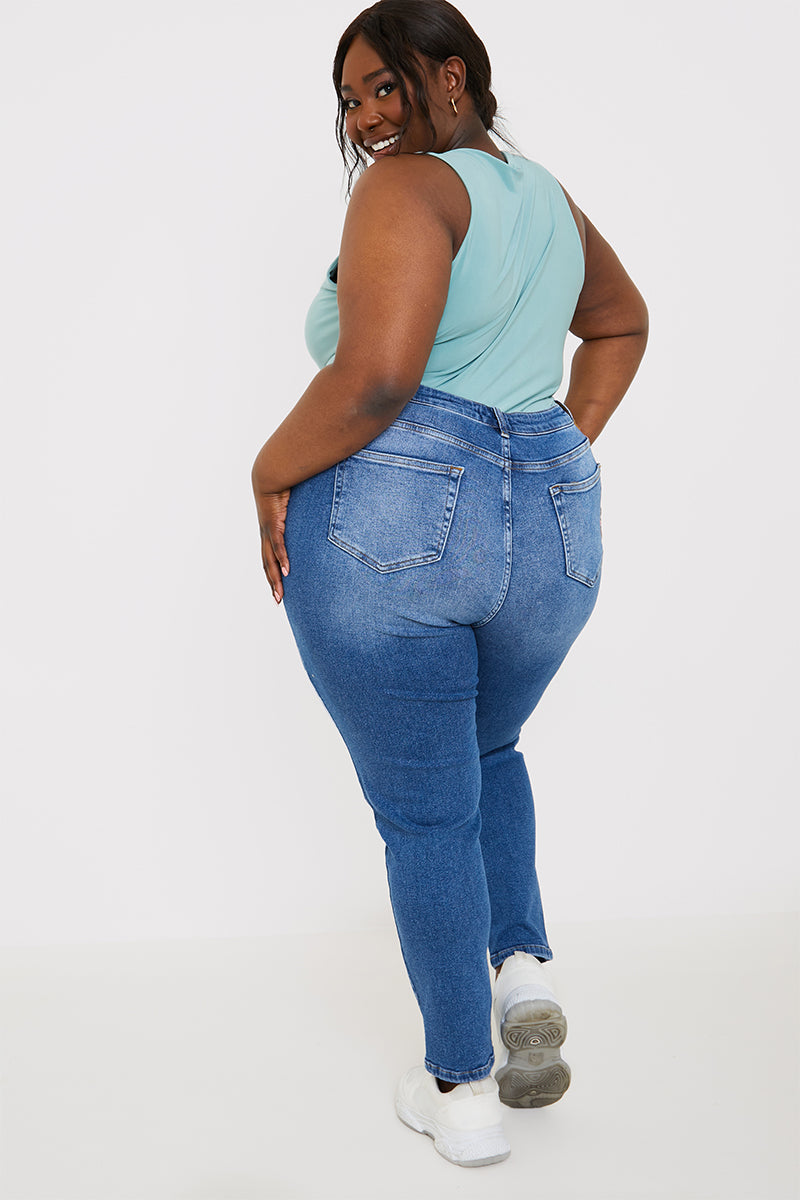 Stretch High Waist Skinny Jeans