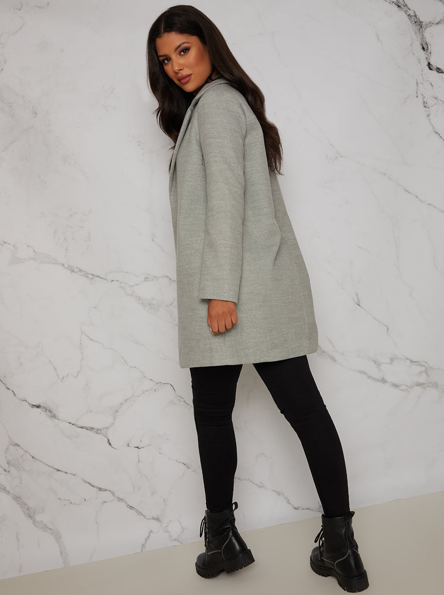 Lightweight Oversized Coat in Grey