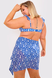Printed Chiffon Mini Wrap Sarong