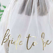 Eucalyptus Bride To Be Hen Party Veil