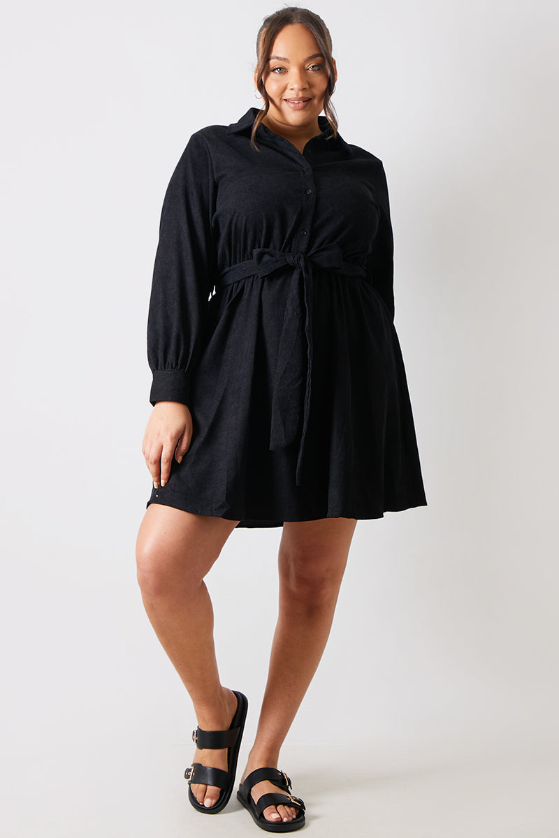 corduroy shirt dress uk Kintail Embroidered Corduroy Shirt Dress