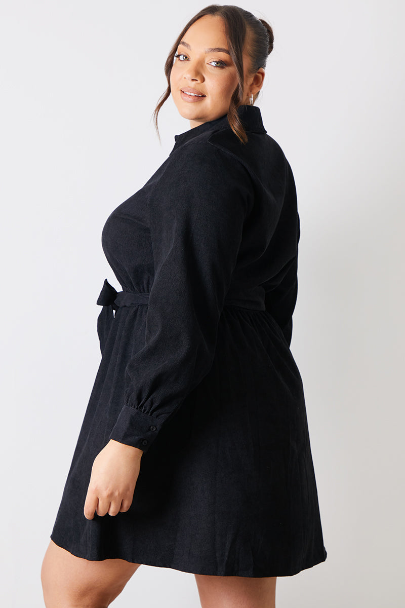 Corduroy Shirt Dress
