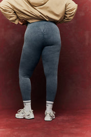 Charcoal Grey Seamless High Waist Bum Boosting Leggings
