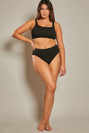 High Waist High Full Coverage Bikini Bottom