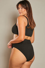 High Waist High Full Coverage Bikini Bottom