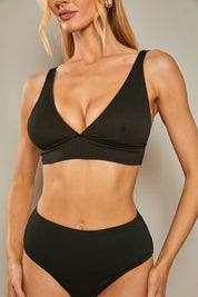 Contour Rib Bralette Bikini Top