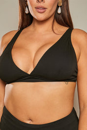 Contour Rib Bralette Bikini Top