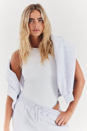 Built In Bra Sculpt & Control Racer Neck Bodysuit