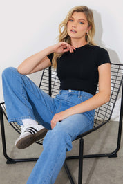 Seamless Crew Neck Snatched Shapewear Bodysuit