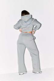 Cropped Drawstring Co-Ord Hoodie