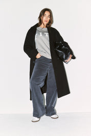 Fits Slogan Knitted Crew Neck Sweatshirt