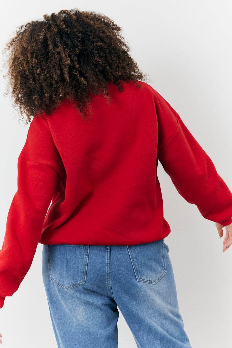 97 Printed Varsity Sweatshirt