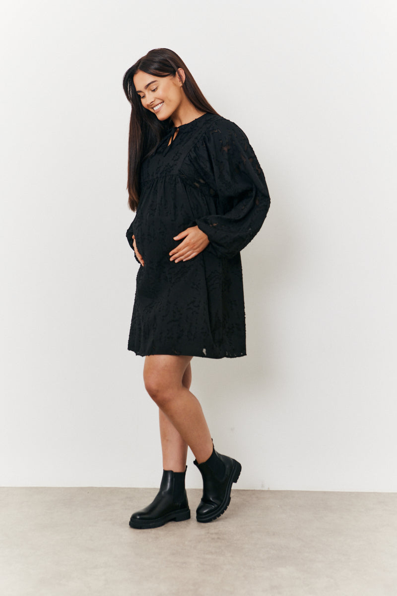 Maternity Tie Detail Smock Dress | Chi Chi London UK Maternity Tie Detail Smock Dress | Chi Chi London UK