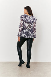 Maternity Ruffle Blouse