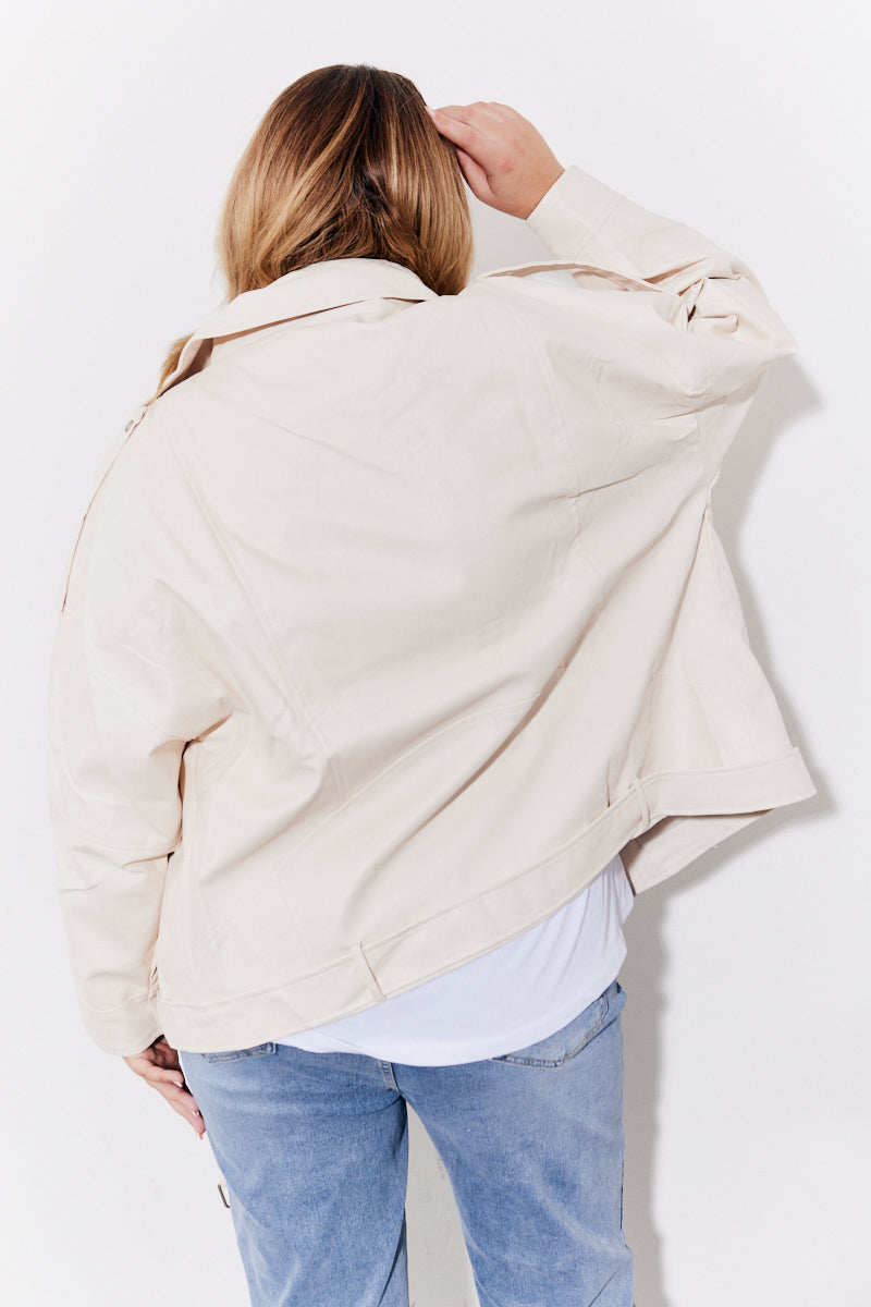 Faux Leather Biker Jacket