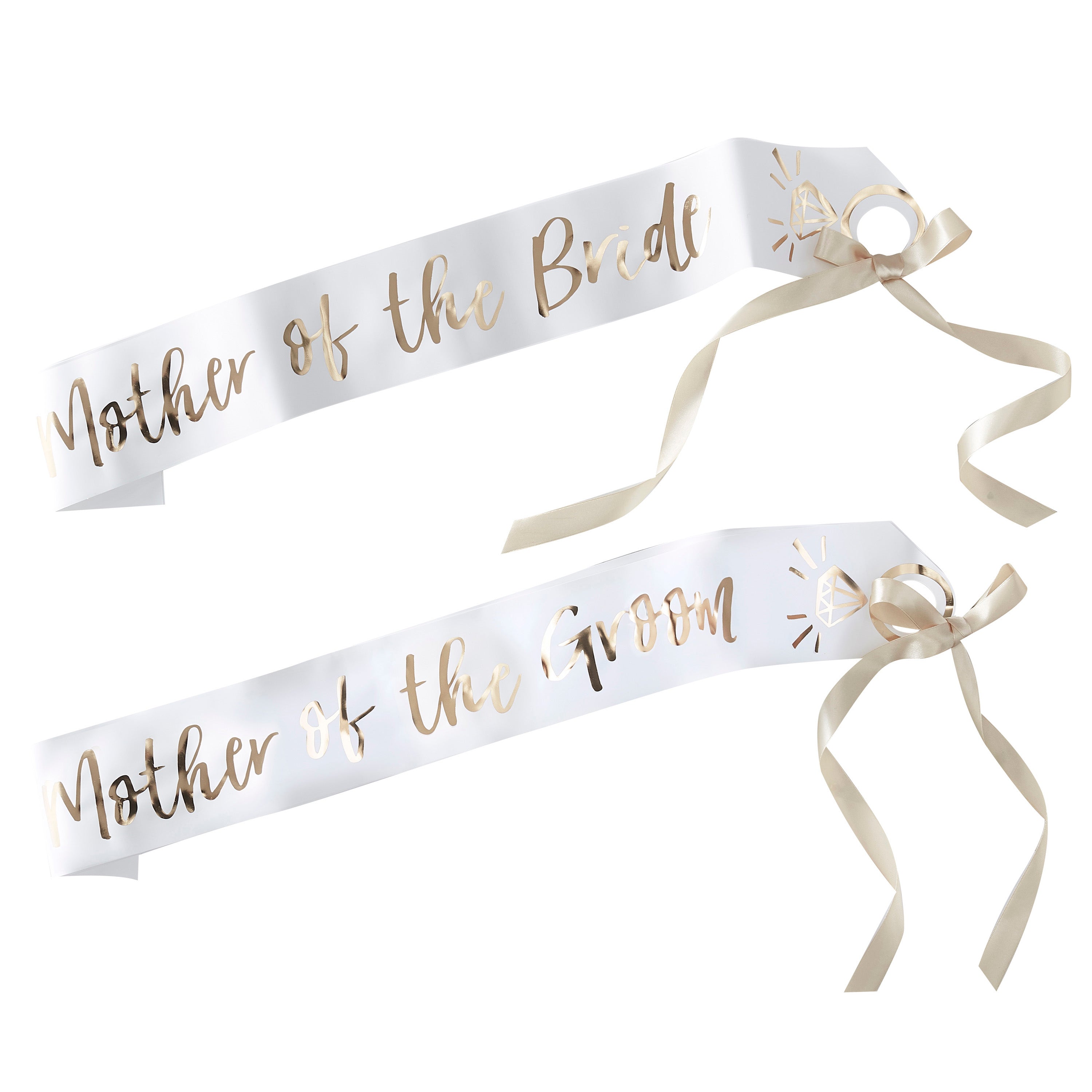 Mother of the Bride and Groom sash- I Do Crew