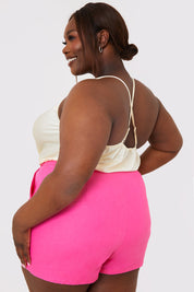 Linen Look Tailored Shorts