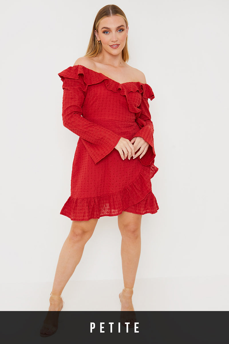 Bardot Broderie Anglaise Mini Dress