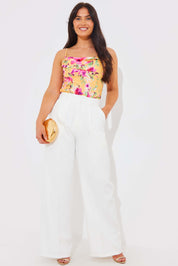 Floral Drape Bodysuit