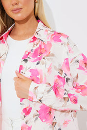 Printed Oversized Co-Ord Shirt