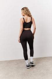 Chocolate Adjustable Sports Co-Ord Bra