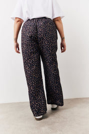 Brown Leopard Print Trousers