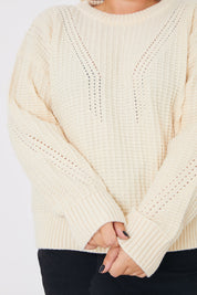 Honeycomb Stitch Knit Jumper