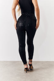 Black Premium Sequin Leggings