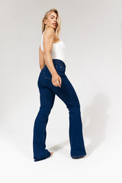 In The Style Ivy Kickflare Jeans in Indigo