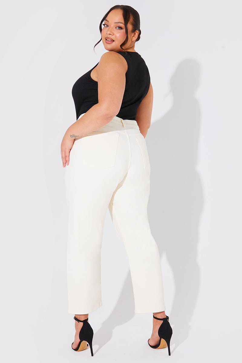 Ankle Grazer Straight Leg Jean