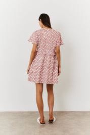 Maternity Floral Print Skater Dress