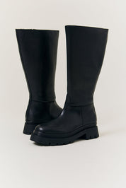 Jess Chunky Heeled High Leg Boot