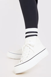 Canvas High Top Trainers