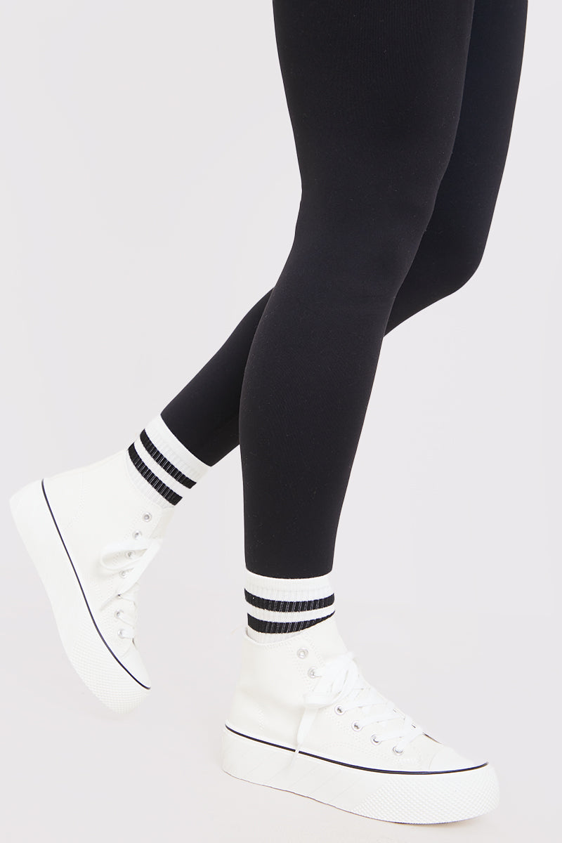 Canvas High Top Trainers