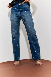 Pearl Embellished Jeans